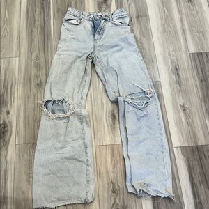 Zara Light Blue Denim Jeans